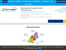 Tablet Screenshot of cidrelec.com